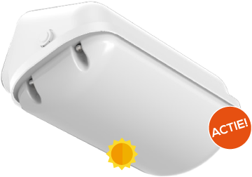 Pragmalux LED Facadearmatur Deca IP65 6,5-12W 3000K-4000K 2-CCT 650-1100lm Hvid + Dagslyssensor