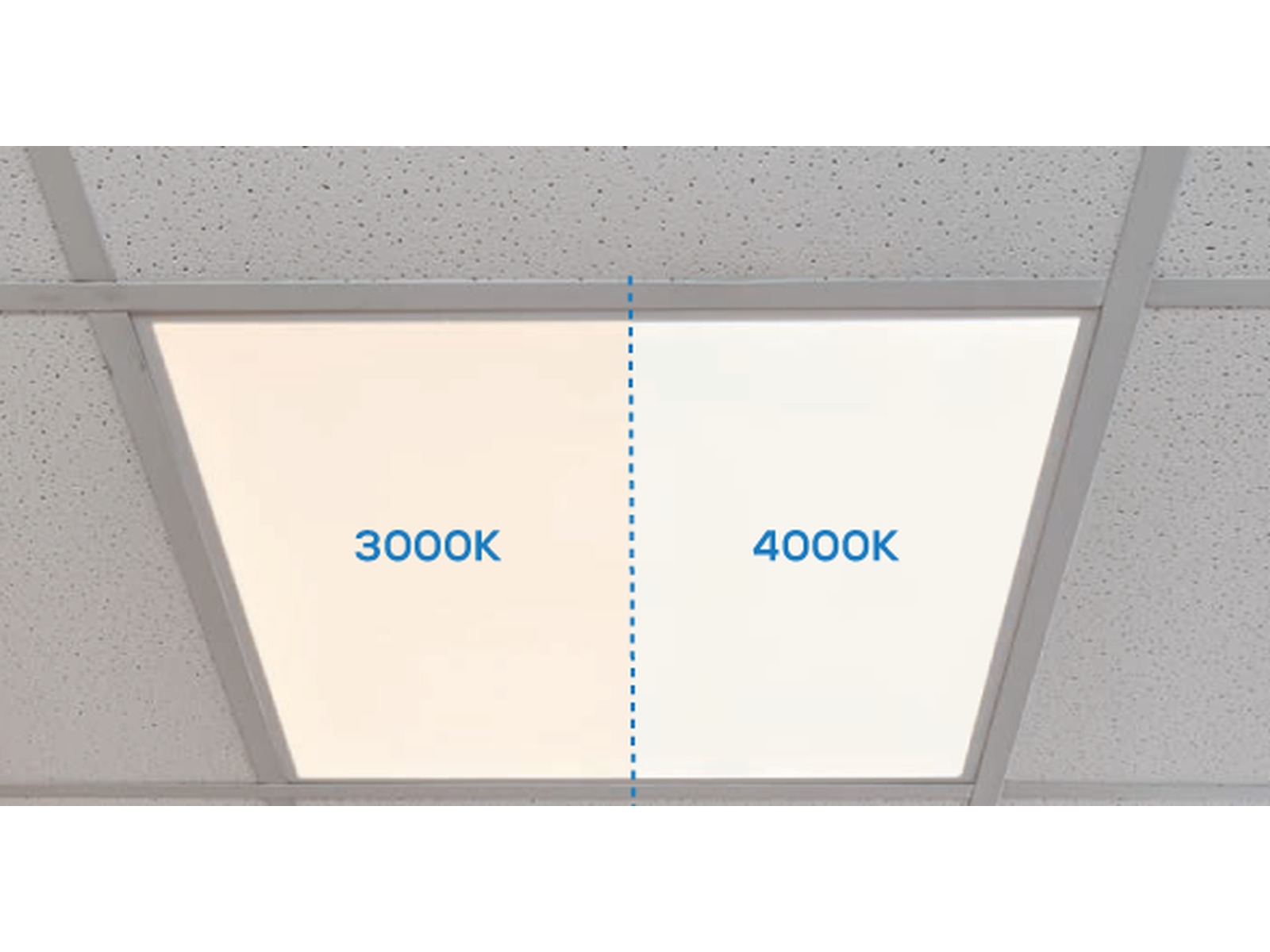 Pragmalux LED-panel 30x60cm Sigma G2 IP44 9-20W 3000K-4000K 2-CCT 1050-2500lm UGR<19 +Driver inkl. GST18i3 (2x14W)