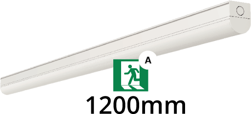 Pragmalux LED Monteringsbjælke Linea 120cm 20-35W 3000-5000K 3CCT 2800-4900lm +nødmodul 1 time selvtest