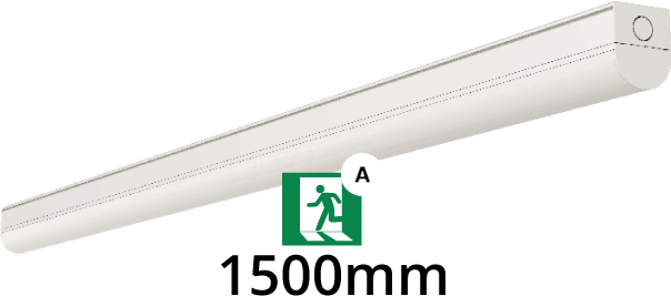 Pragmalux LED Monteringsbjælke Linea 150cm 29-50W 3000-5000K 3CCT 4060-7000lm +nødmodul 1 time selvtest