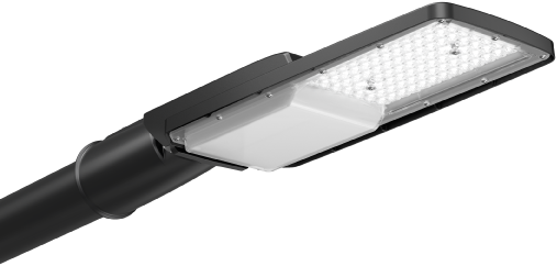 Pragmalux LED Gadebelysning Strada 40W 4000K 5800lm 55x145D Ø60mm Spigot inkl. 6m kabel
