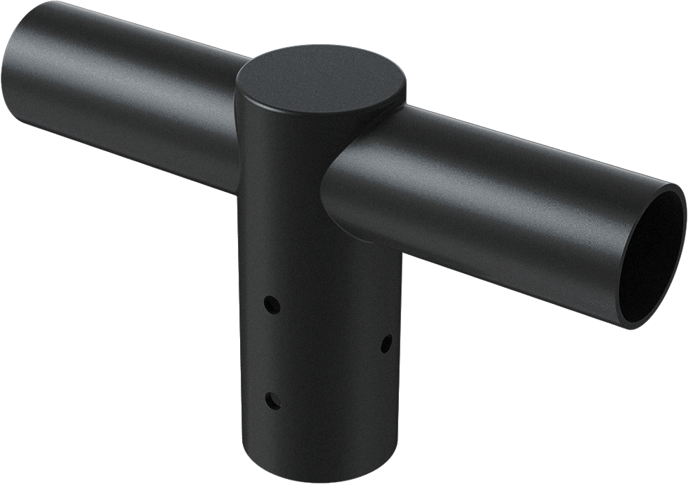 Pragmalux LED Gadebelysning Strada mastetop udlægger 2-dobbelt Ø60mm