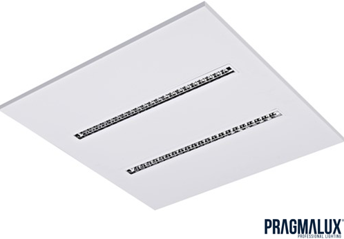 Pragmalux LED Indlægsarmatur Modul 60x60cm 26-30W 3500-4200lm 3000K-4000K 2CCT UGR<16 hvid RAL9003 +driver