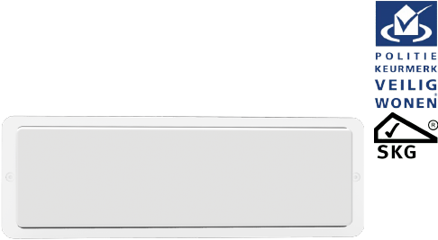 Pragmalux LED Portiek Port-M Frame Hvid RAL9003