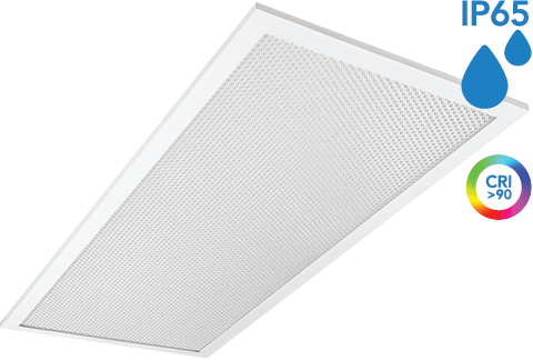 Pragmalux LED Panel 30x60cm Sigma G2 IP65 CRI>90 6-20W 5000K-6500K 2-CCT 800-2600lm UGR<19 +Philips Driver (2x14W/2X18W)