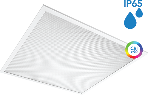 Pragmalux LED Panel 60x60cm Sigma G2 IP65 CRI>90 13-26W 5000K-6500K 2-CCT 1800-3800lm UGR<19 +Philips Driver (4x14W/4X18W)