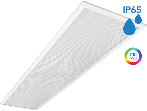 Pragmalux LED Panel 30x120cm Sigma G2 IP65 CRI>90 13-26W 5000K-6500K 2-CCT 1800-3800lm UGR<19 +Philips Driver (2x28W/2x36W)
