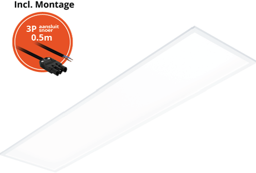 Pragmalux LED Panel 30x120cm Easy G2 26-36W 3000K-6000K 3-CCT 2850-4200lm +Driver inkl. GST18i3 (2x28W)