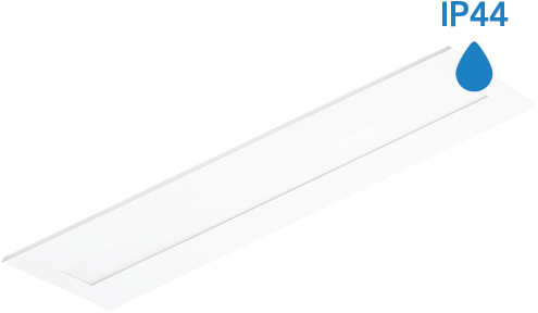 Pragmalux LED Panel Flexcore IP44 30x120cm 26-39W 3600-5500lm 3000K-3500K-4000K 3CCT CRI>90 UGR<19 hvid RAL9003+Philips driver