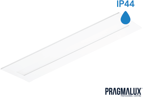 Pragmalux LED Panel Flexcore IP44 30x120cm 26-39W 3600-5500lm 3000K-3500K-4000K 3CCT CRI>90 UGR<19 hvid RAL9003 +driver