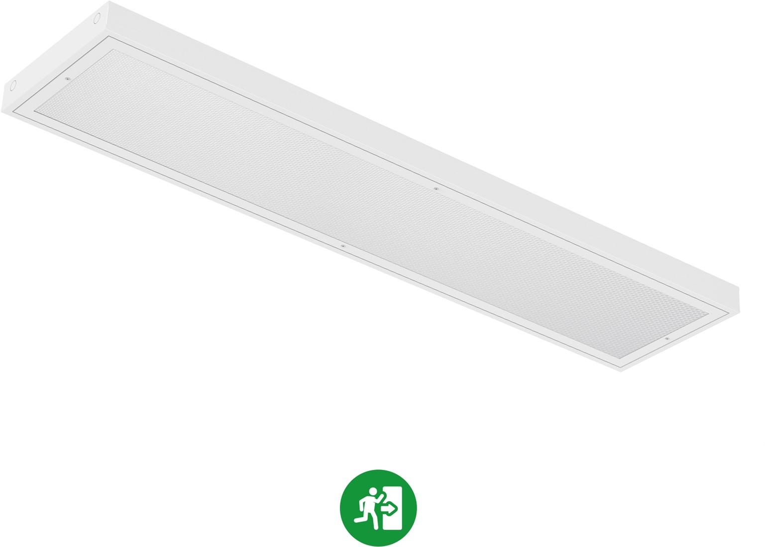 Pragmalux LED Balvast Sportshalarmatur Sparta UGR IK10 60-150W 3CCT 3000-4000-6000K 9500-25000lm hvid RAL9003+ Nødmodul 1 time selvtest