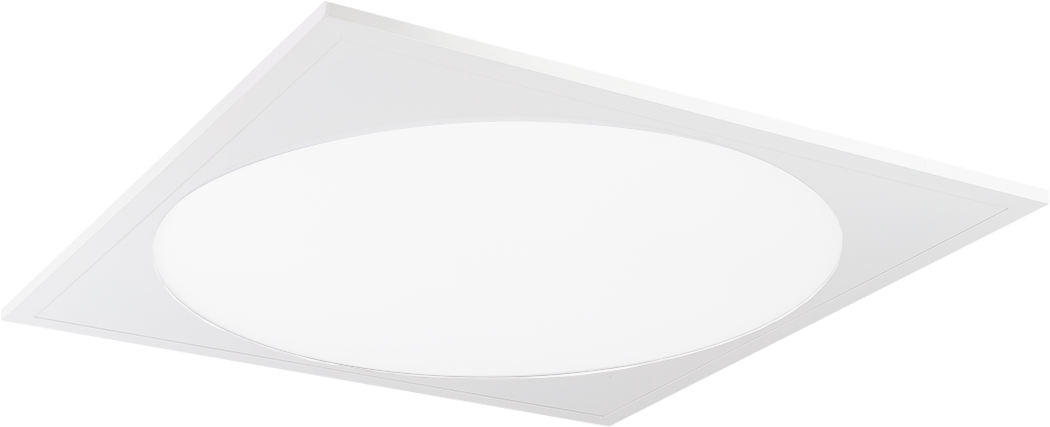 Pragmalux LED Panel 60x60cm Rondix IP54 28-40W 3000K-3500K-4000K 3CCT 3250-5000lm UGR<19 hvid RAL9016 + Philips Driver (4x14W)