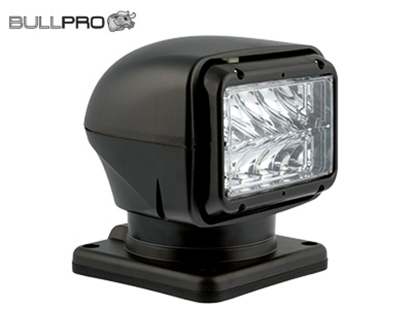 BULLPRO LED søgelys inkl. betjening 50W Sort