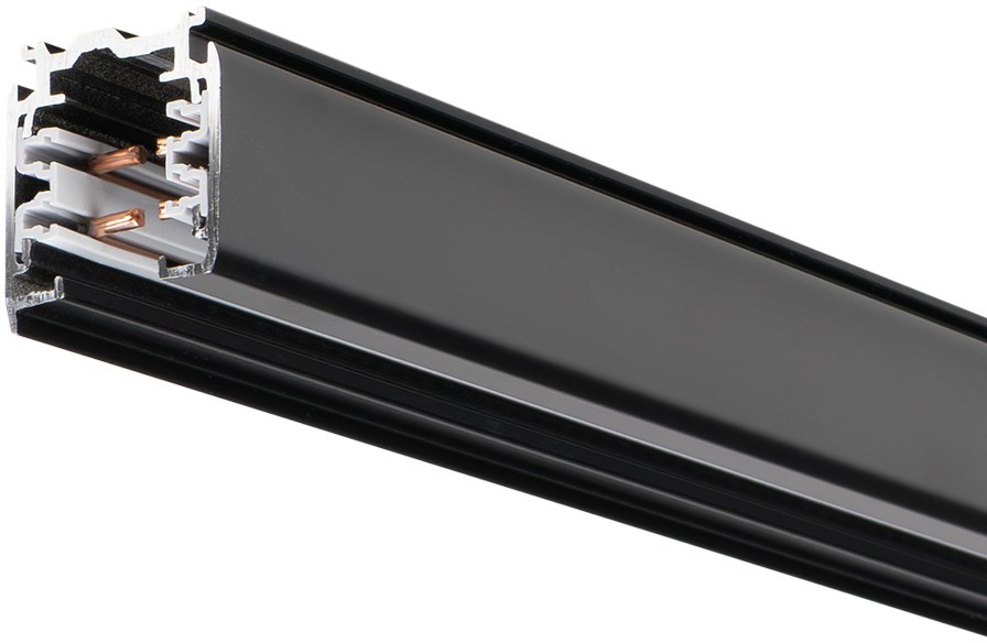 PRX 3-faset Skinne 4M Firkantet Sort 230V/400V 16A