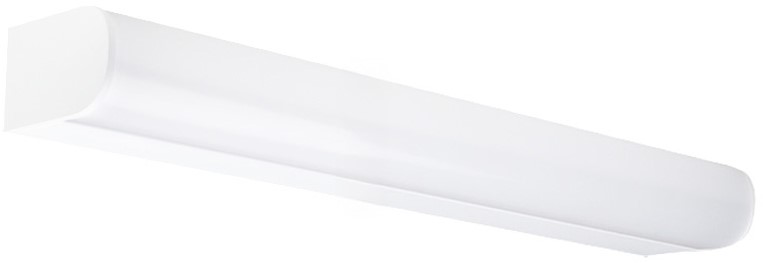 Pragmalux LED Spejlarmatur Softshine IP44 IK06 600mm 12W 1500-1650lm 2700K-3000K-4000K 3-CCT hvid RAL9016