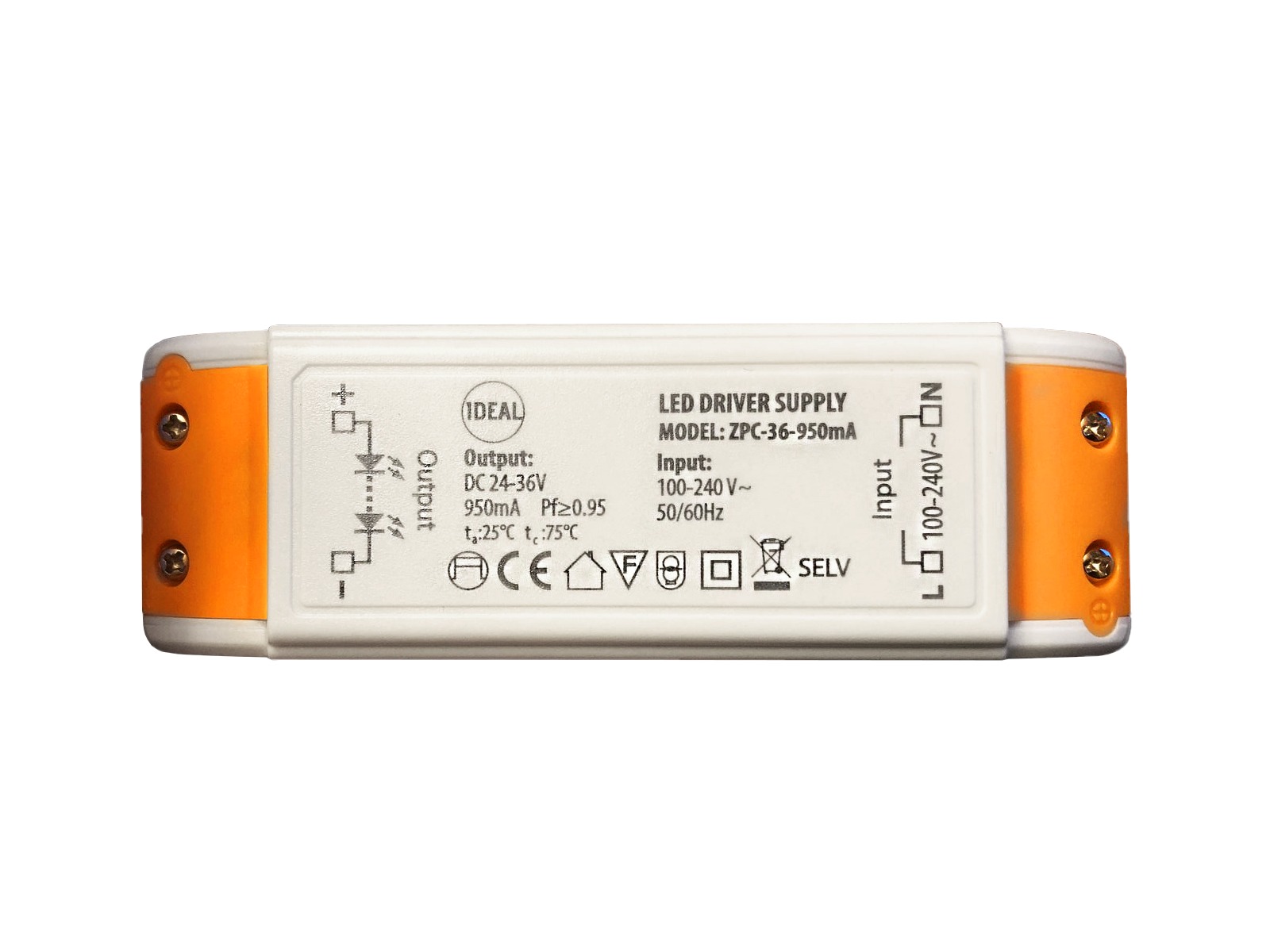 LED driver IDEAL.  950mA. 24-36V DC