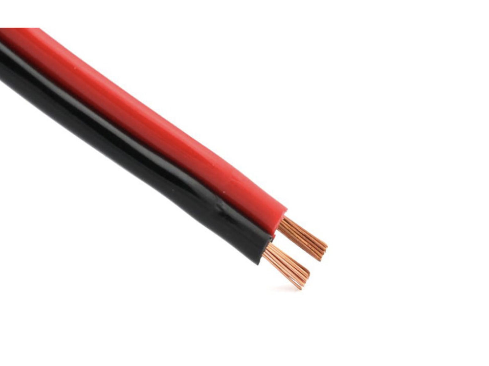Kabel. tvilling rød/sort 10mm 25 m rulle