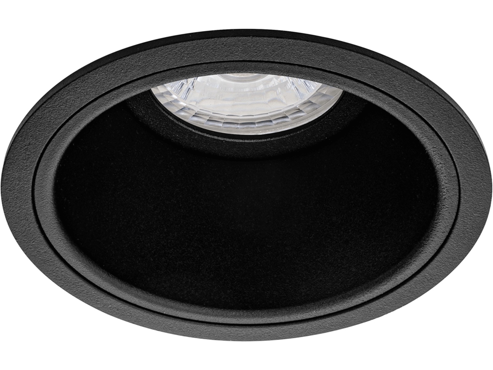 Pragmalux Indbygget Spotlight Mido Rund Sort RAL9004 - inkl. GU10 tilpasning