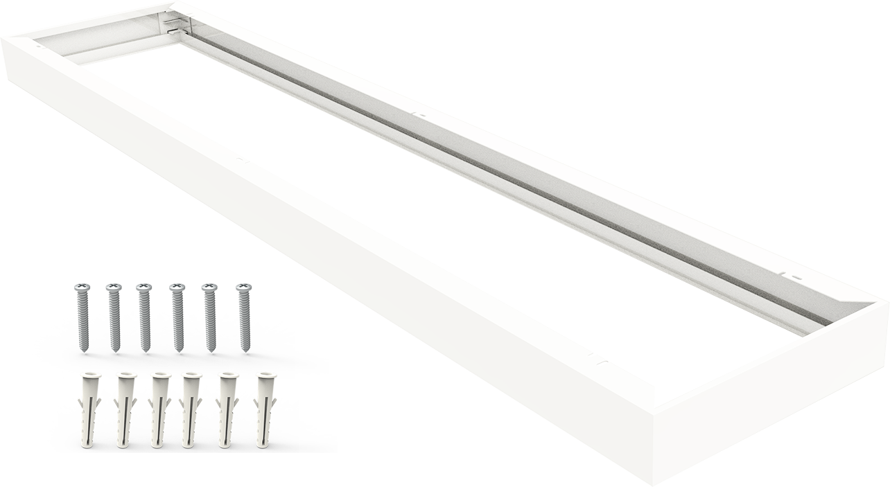 Pragmalux LED Panel Påbygningssæt G2/G3 30x120cm