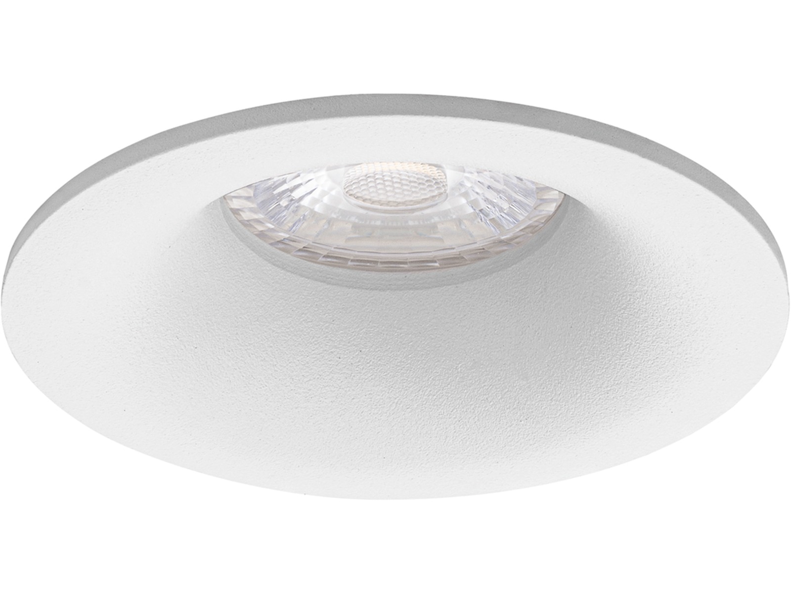 Pragmalux Indbygget Spotlight Nero rund hvid RAL9003 - inkl. GU10 Fitting