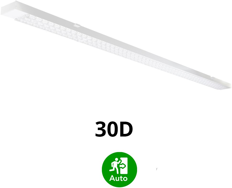 Pragmalux PRX Uniline LED-modul HO 1528mm 75-22W 13000-3800lm 5000K 30D + nødmodul 1 time selvtest
