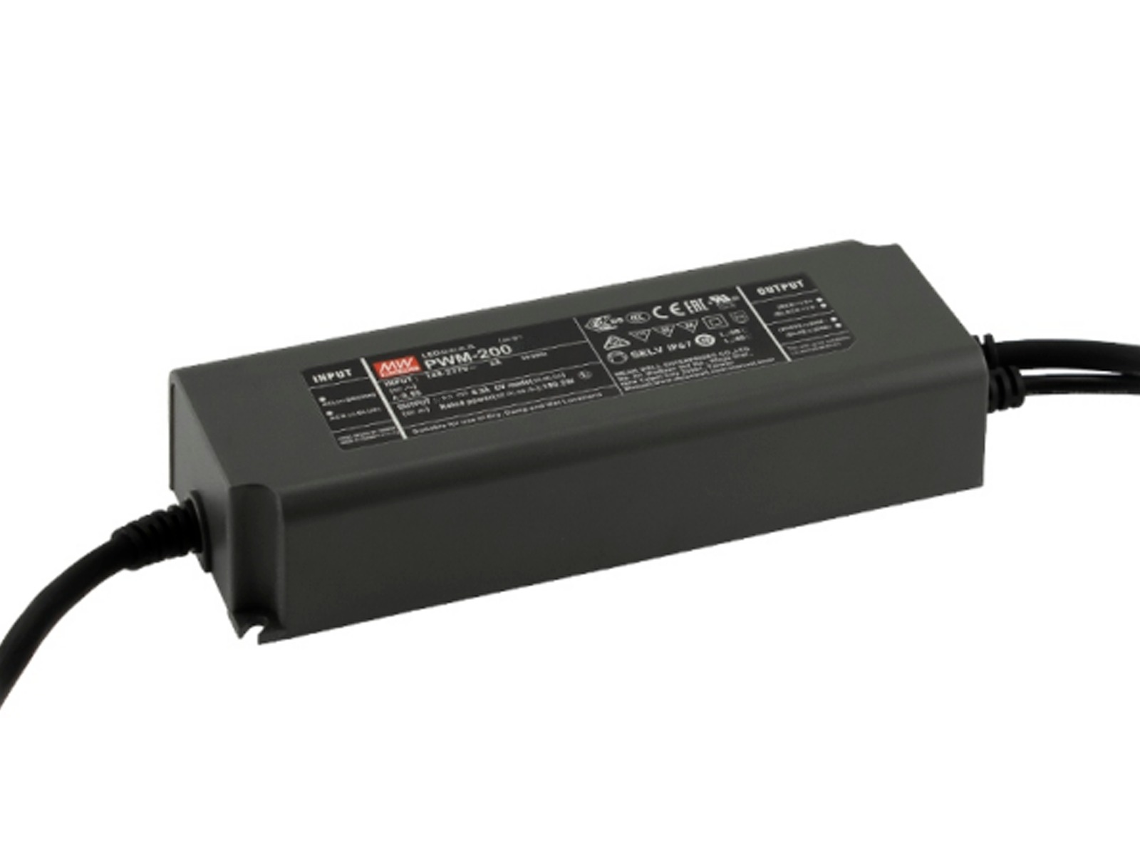 Mean Well DALI dæmpbar LED trafo 200W 48V DC