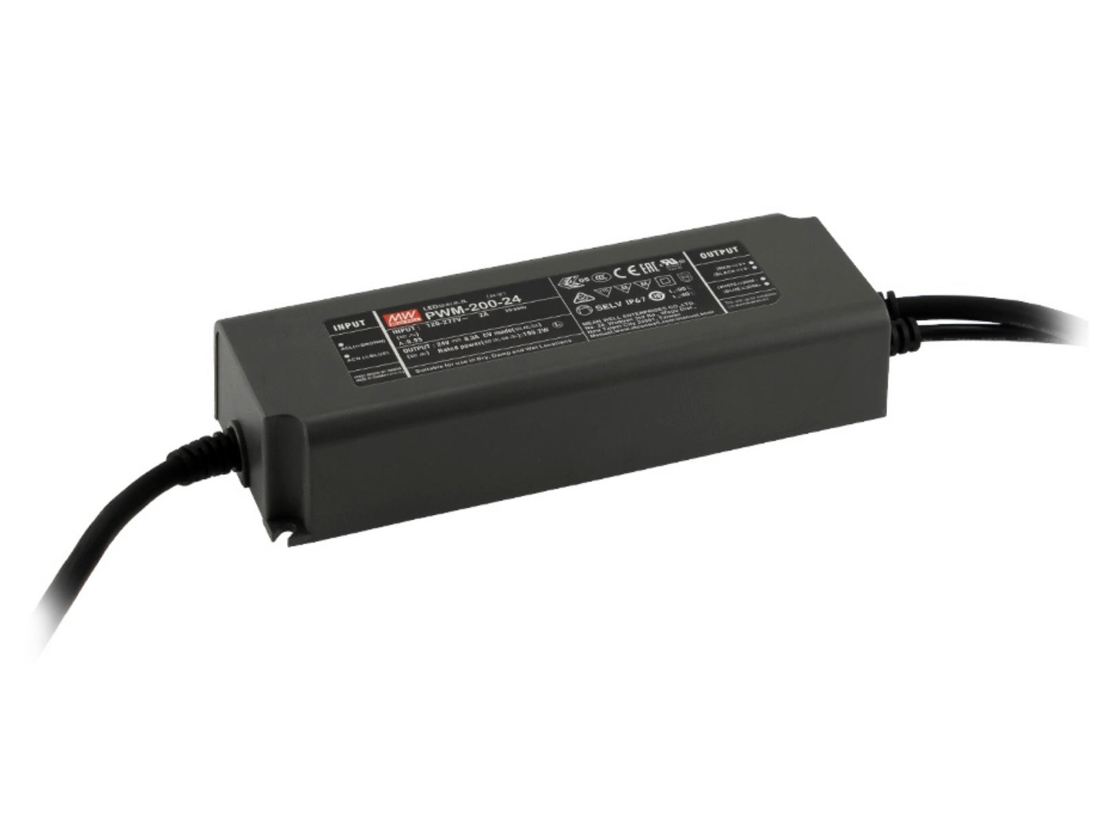 Mean Well LED driver DALI-2.  200W. 24V DC