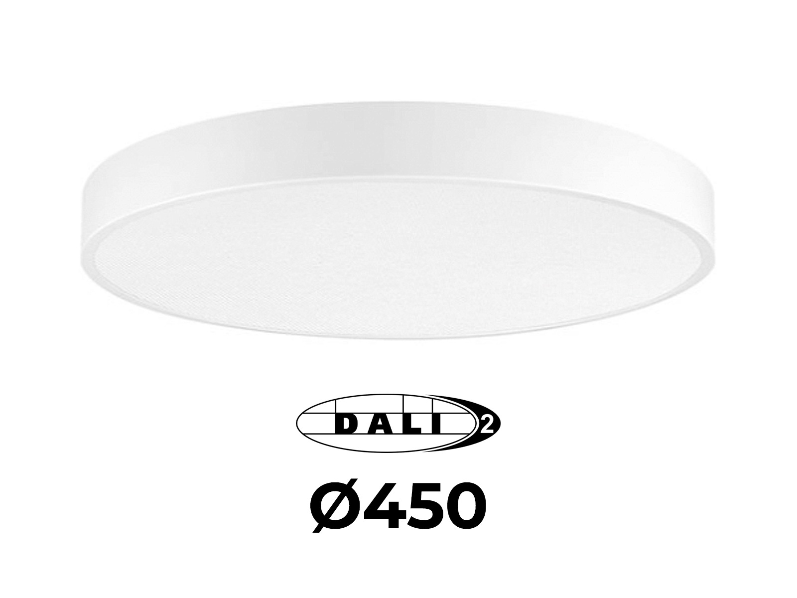 LUMINA Moon LED lampe Ø45 cm. 28-42W  Hvid- DALI