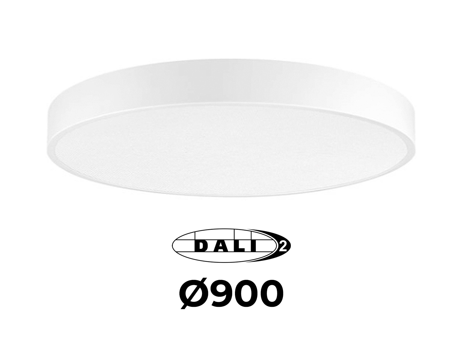 LUMINA Moon LED lampe Ø90 cm. 56-112W  Hvid- DALI