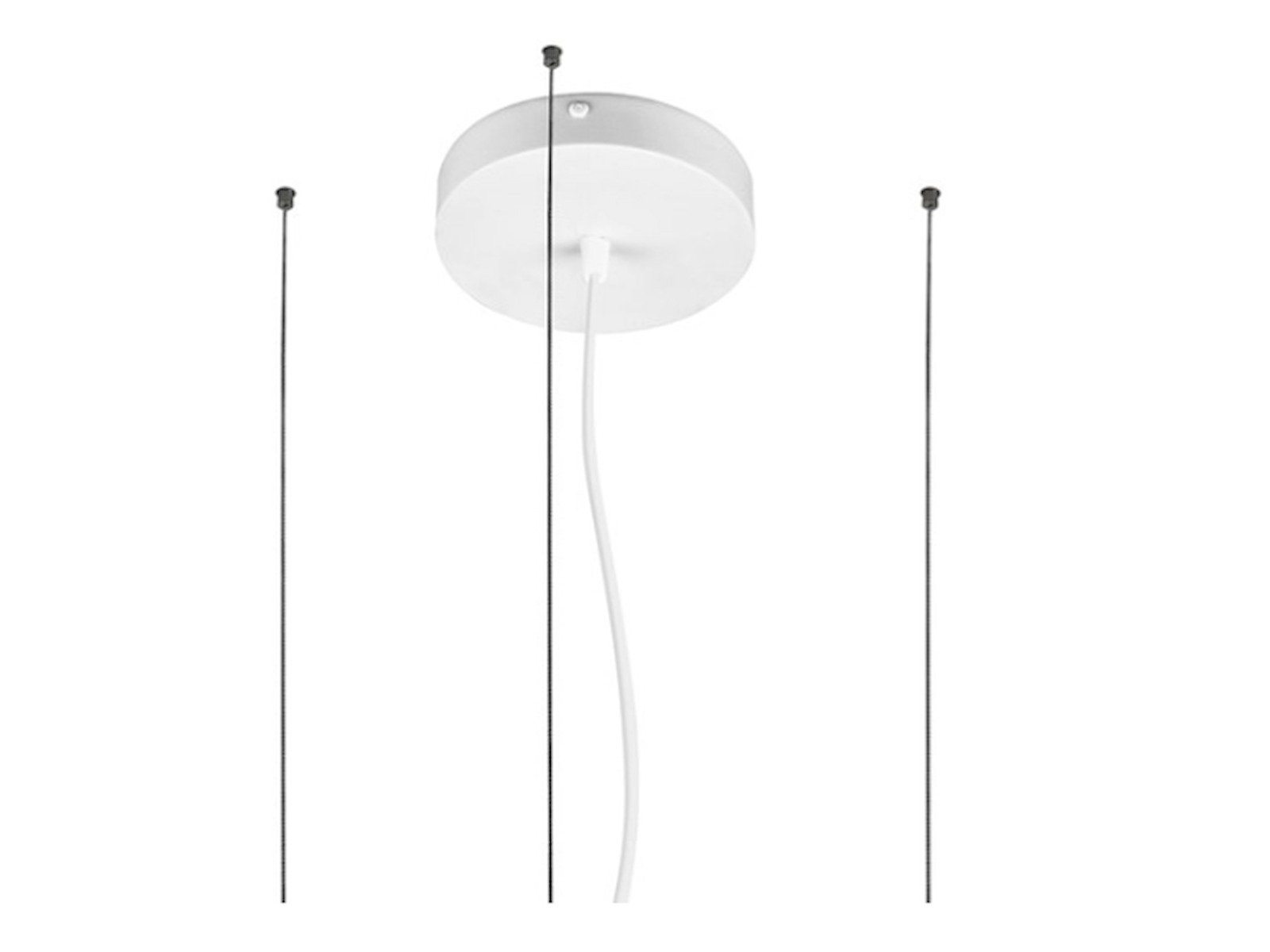 Loftroset Hvid til LUMINA Moon LED lampe  