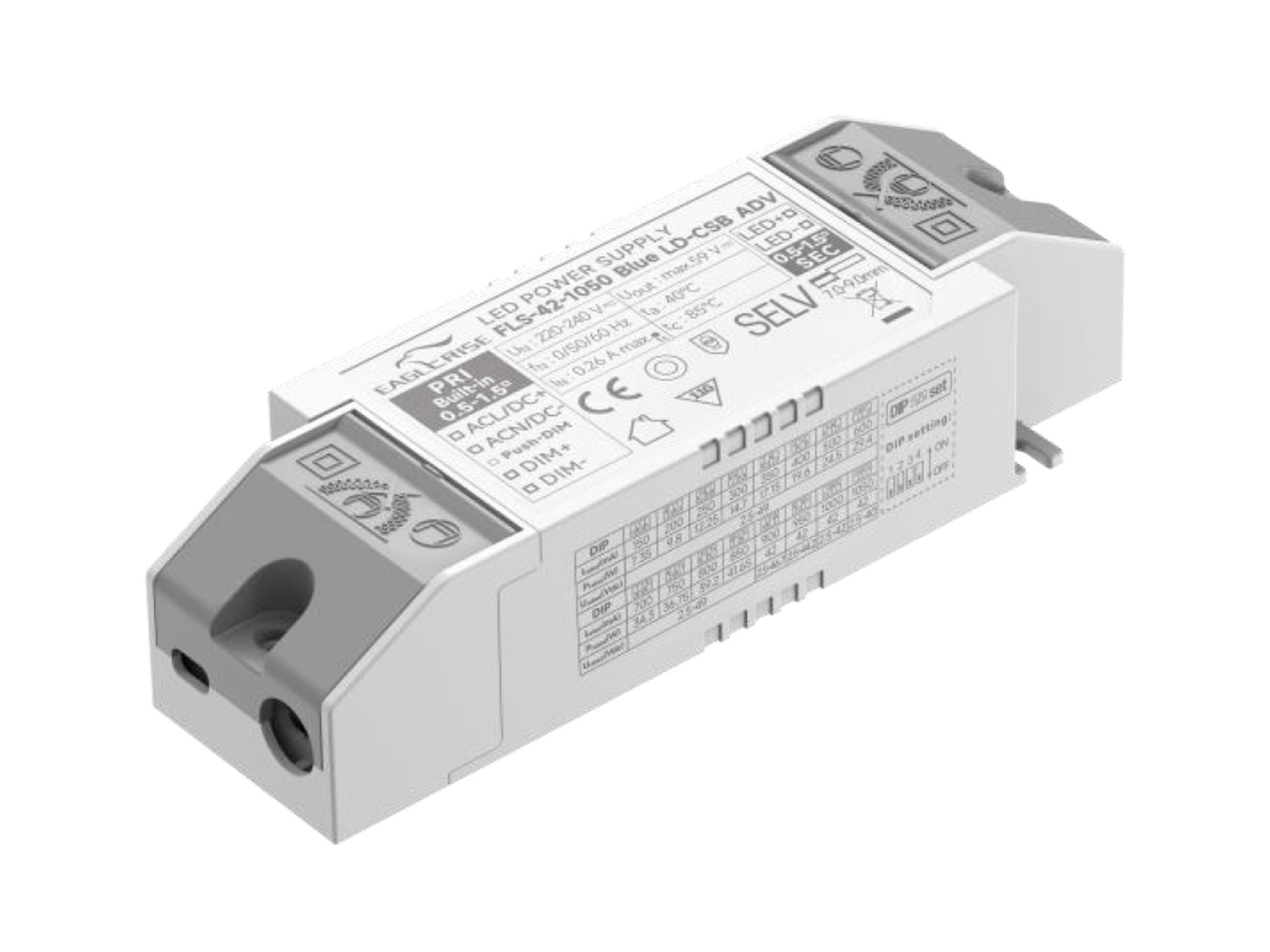 LED driver for CASAMBI. 7,4-42W. 150-1.050 mA. 2.5-49V DC