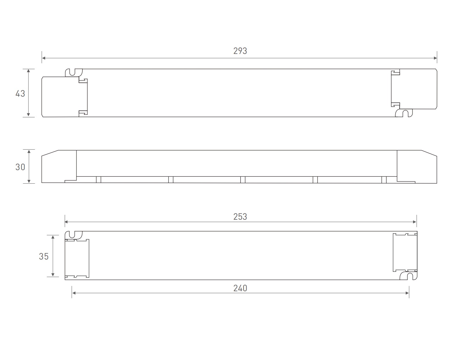 LTECH driver Tuya Zigbee 75W 24V CV turnable white (2-kanals) dæmpbar driver