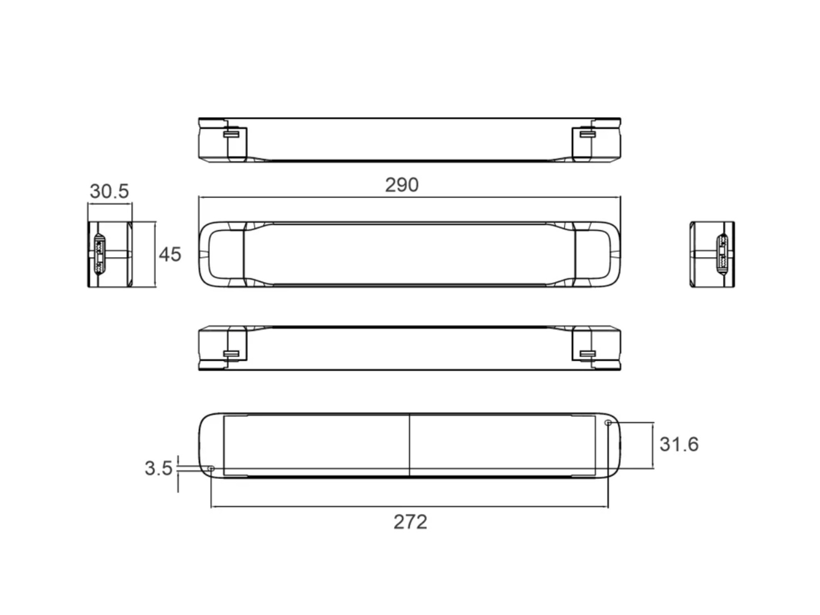 Eaglerise LED driver DALI-2/PUSH.  80W 24V