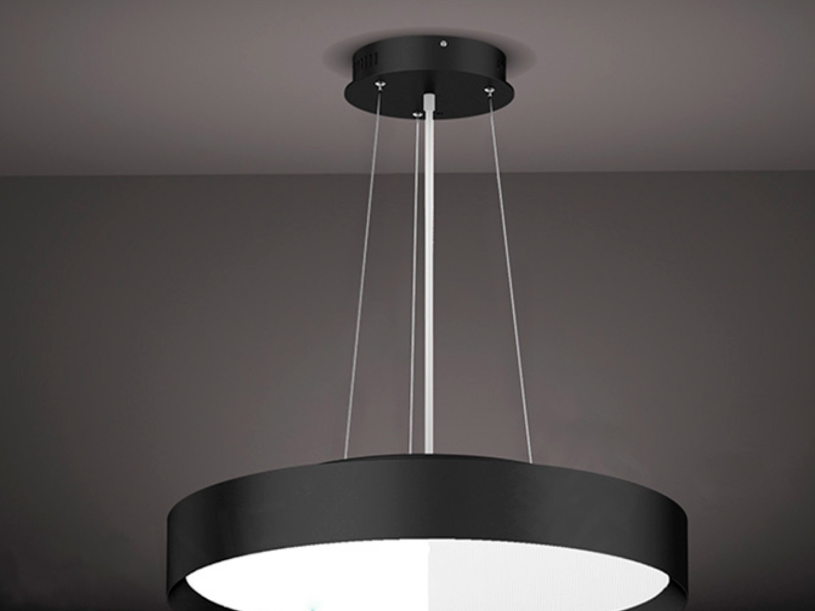 Wire center-ophængssæt hvid. for LUMINA LED lampe Ø:80 cm.