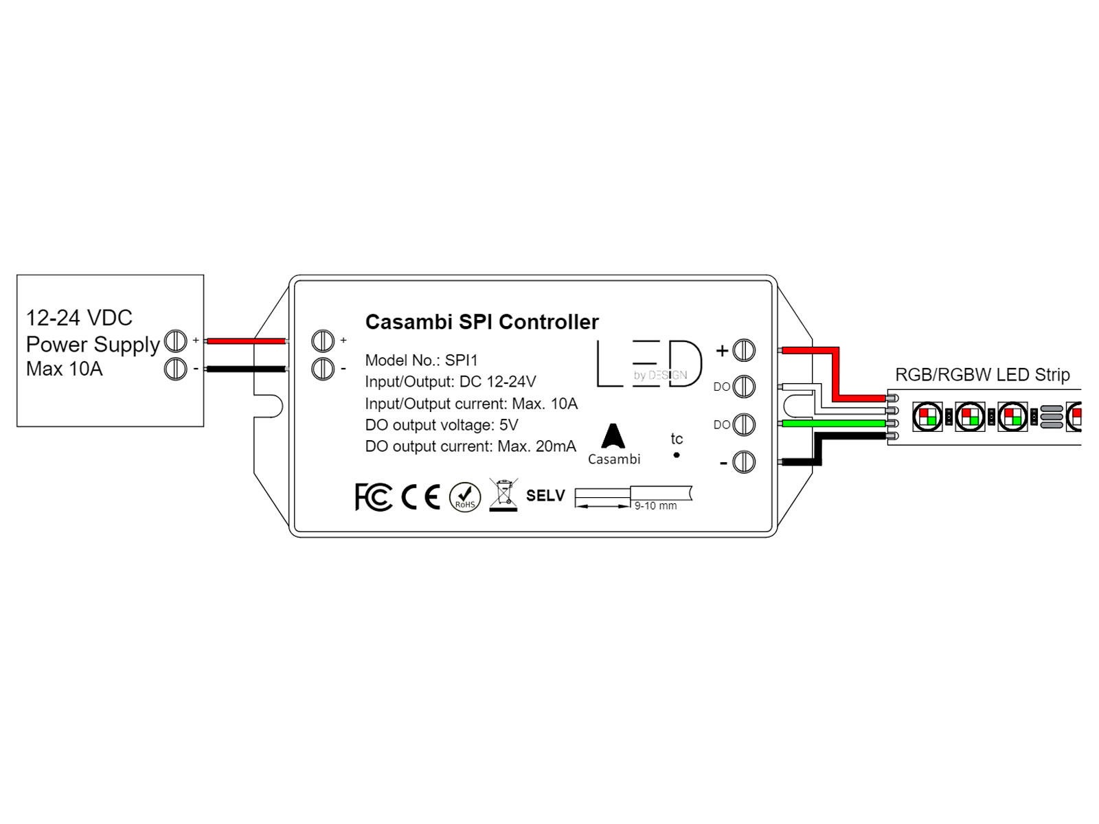 Casambi SPI controller