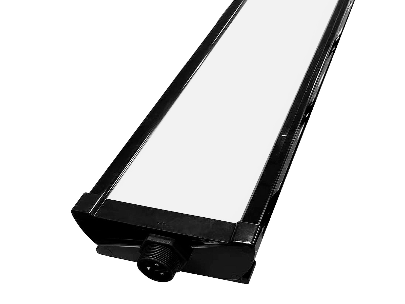 High-Lux LED armatur sort 60W 150 cm. NW inkl. tilslutninger