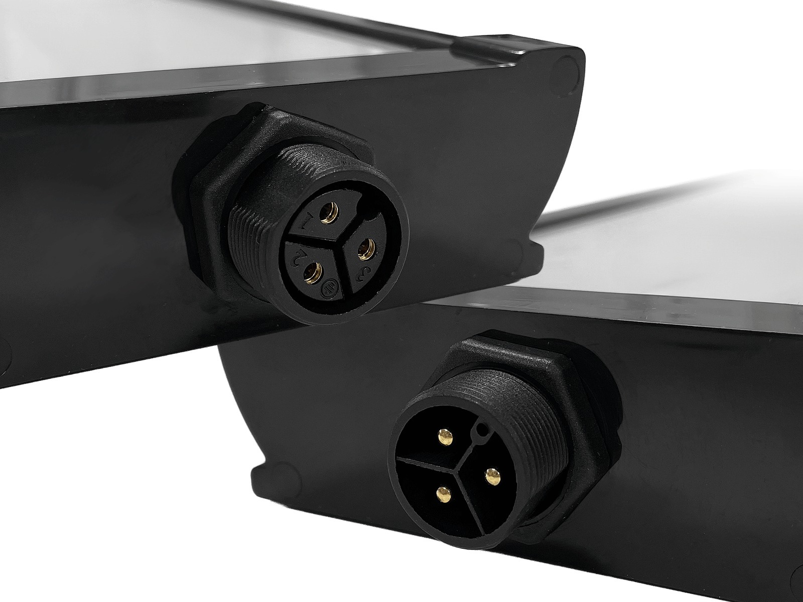 High-Lux LED armatur sort 60W 150 cm. NW inkl. tilslutninger