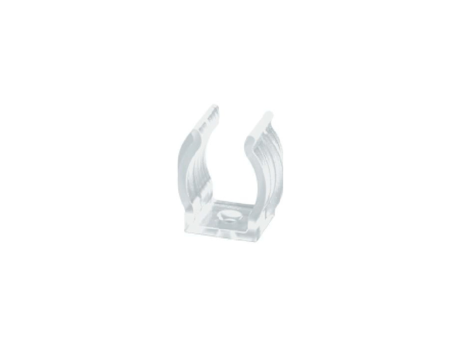 Clips for silikone-tube for LED strip 15*16 (pr.stk.)