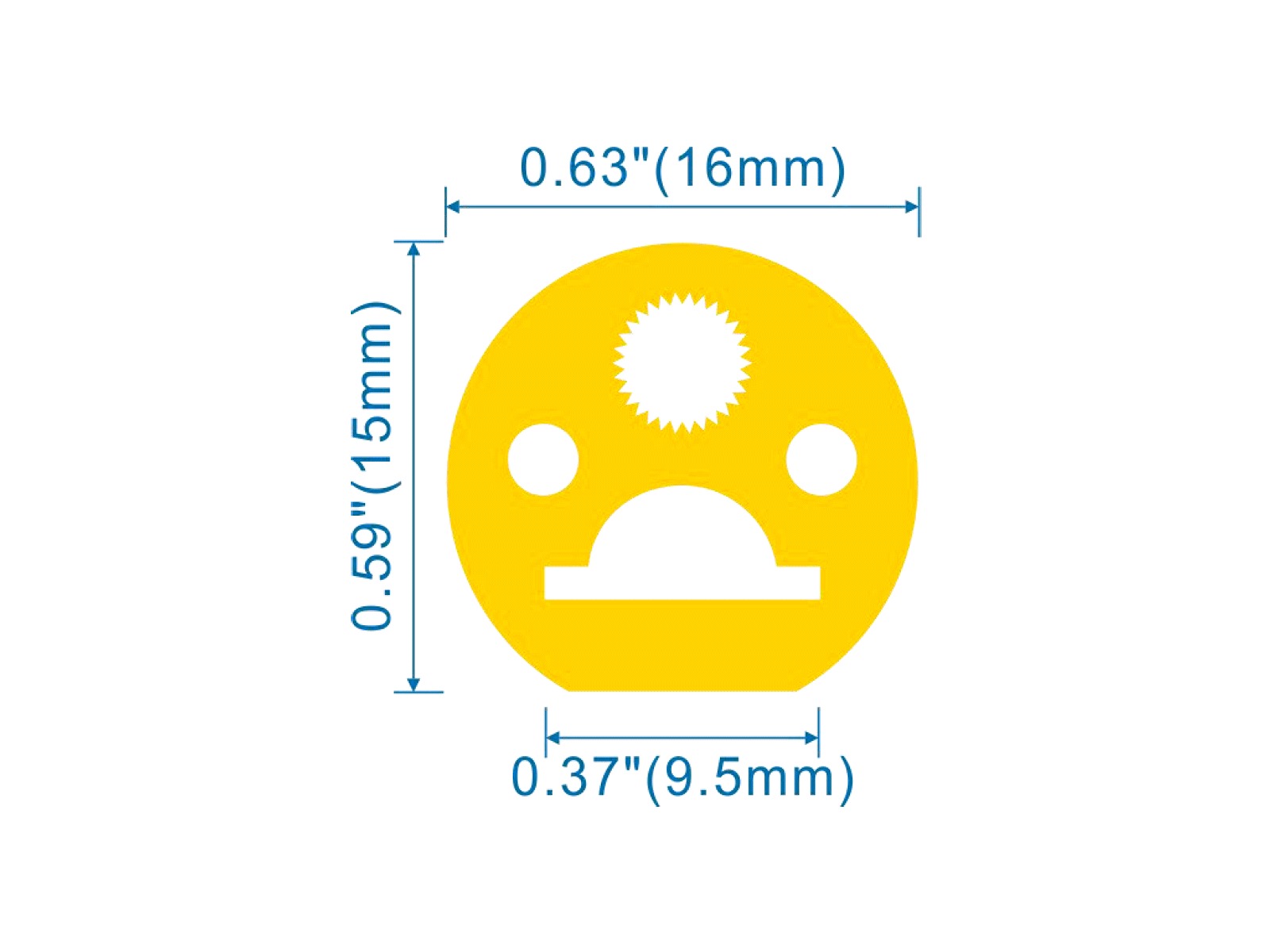 Silikone-tube for LED strip 15*16 PR.METER