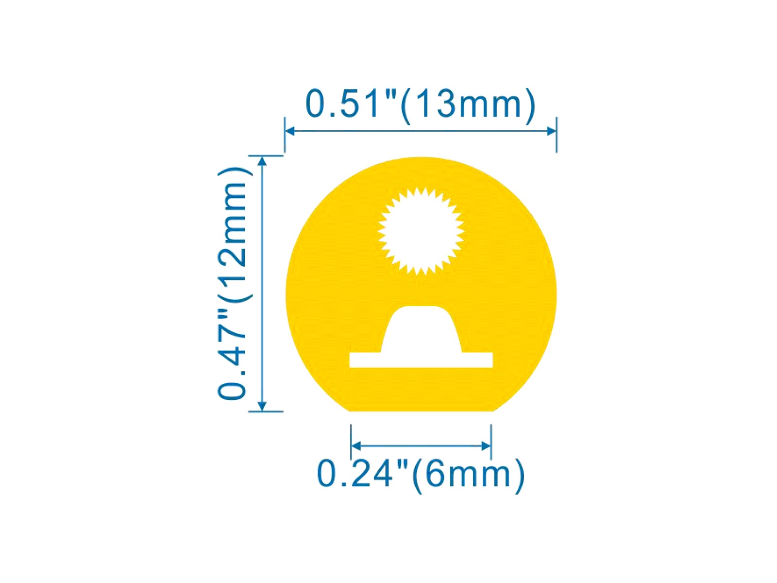 Silikone-tube for LED strip 12*13 PR.METER