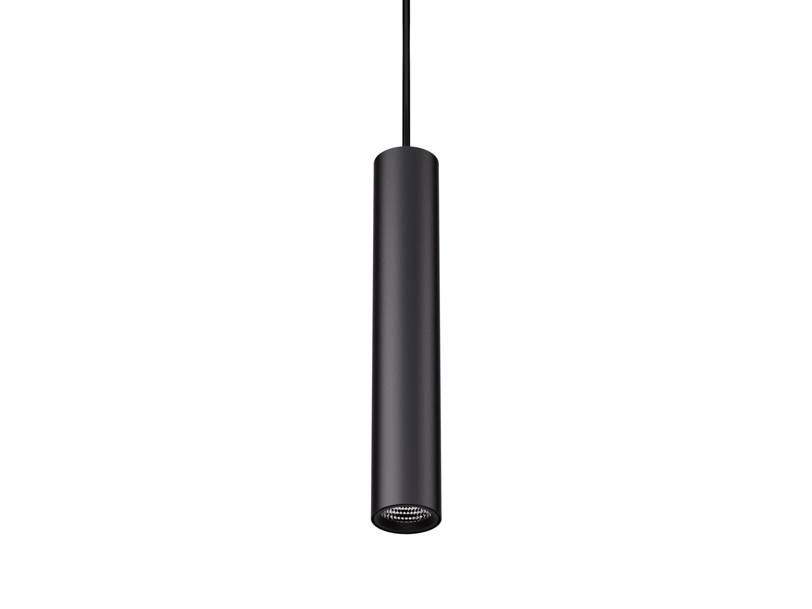 LED cylinder-pendel 10W. sort