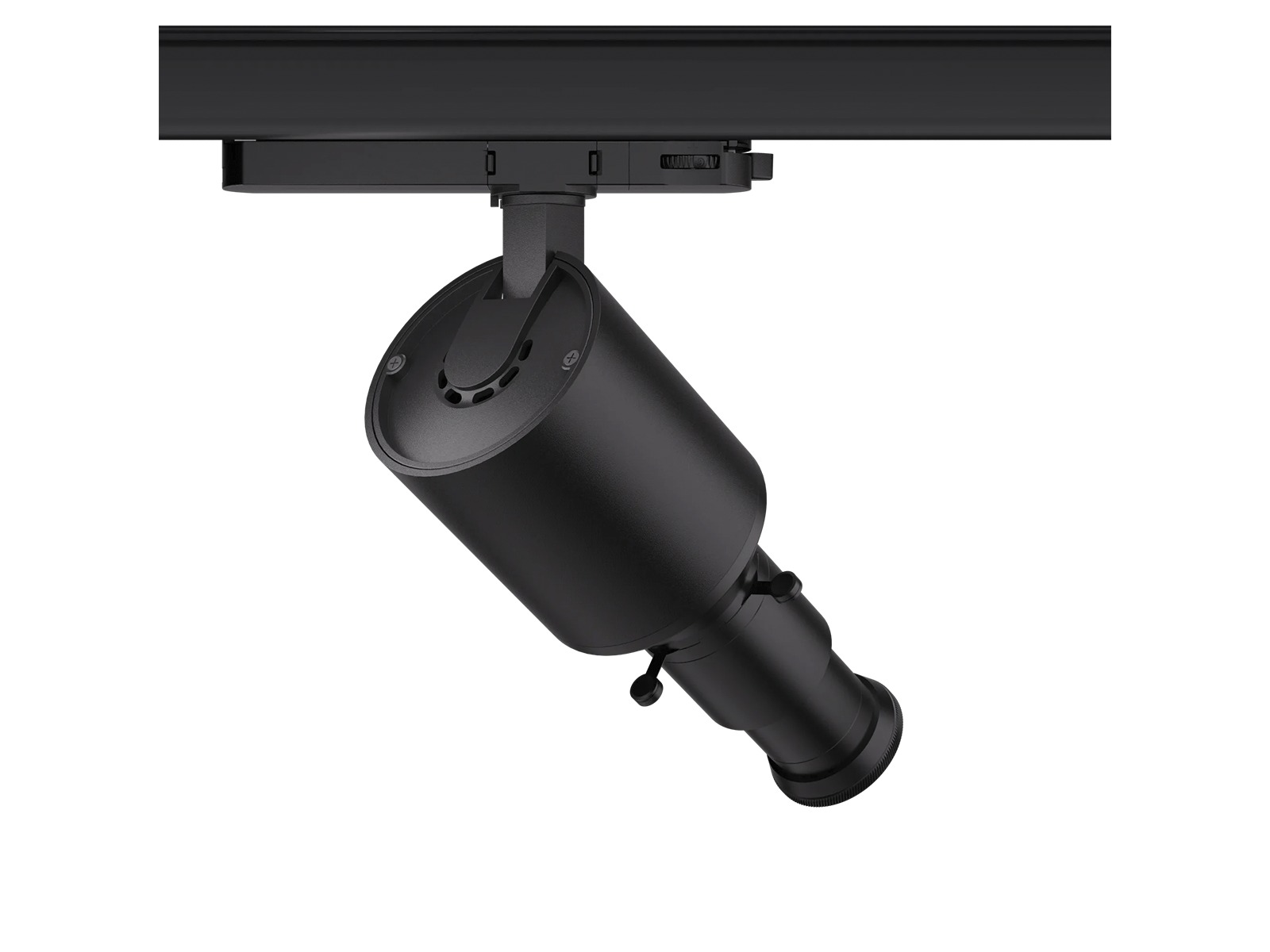 LED HYRO skinnespot 20W – justerbar lysvinkel – sort – 3-faset