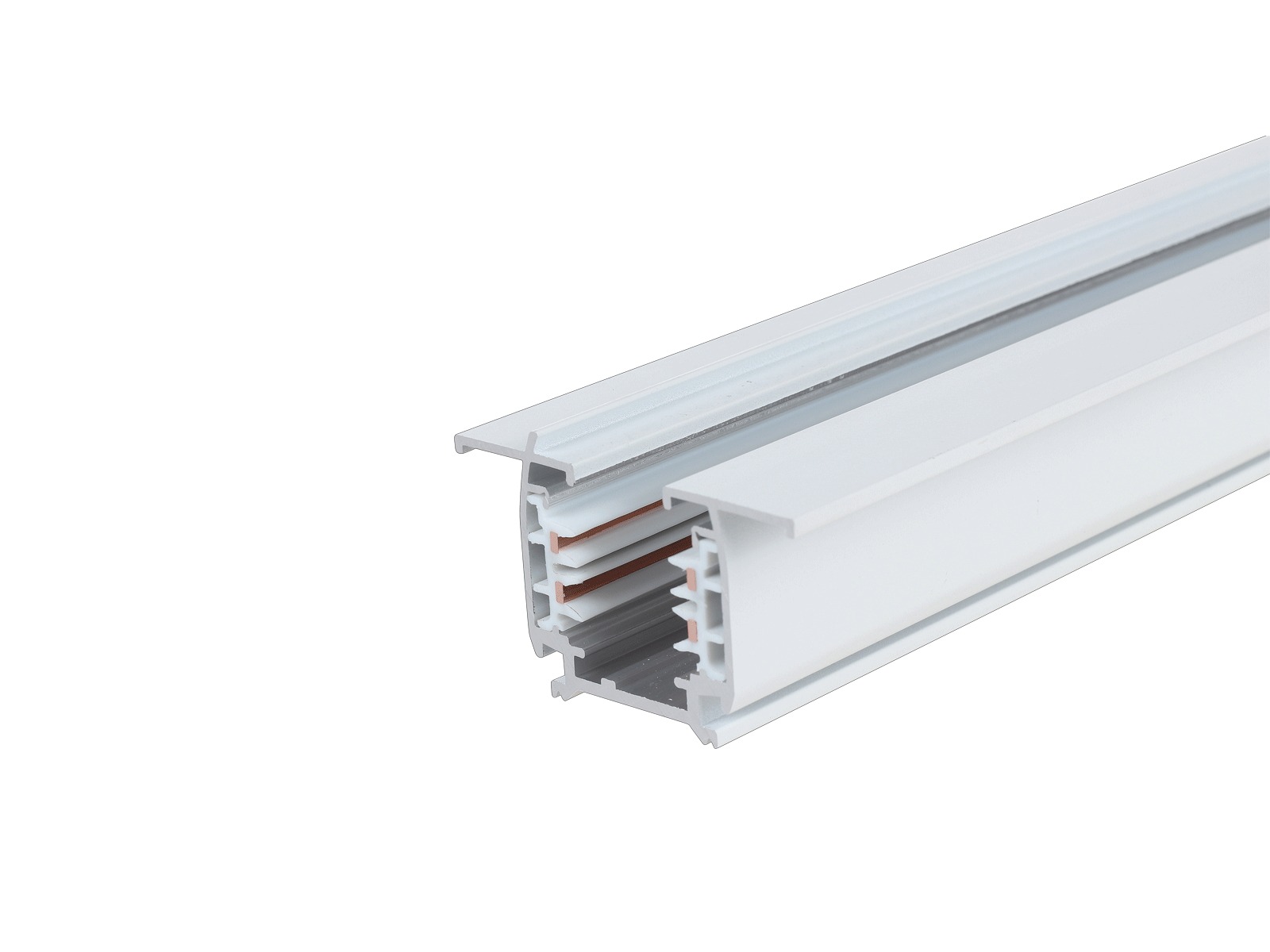 Indbygnings Track Rail 1,5 m 3-faset – hvid