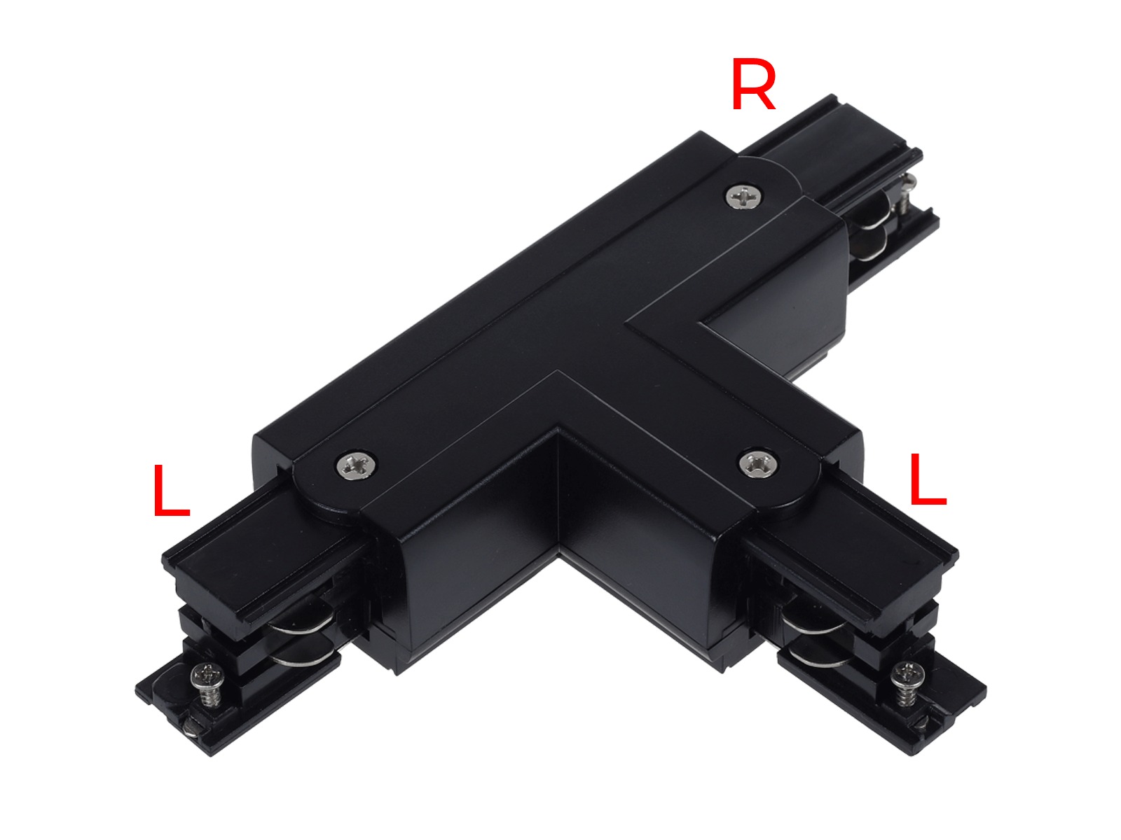 Track Rail T-samling 3-faset – sort