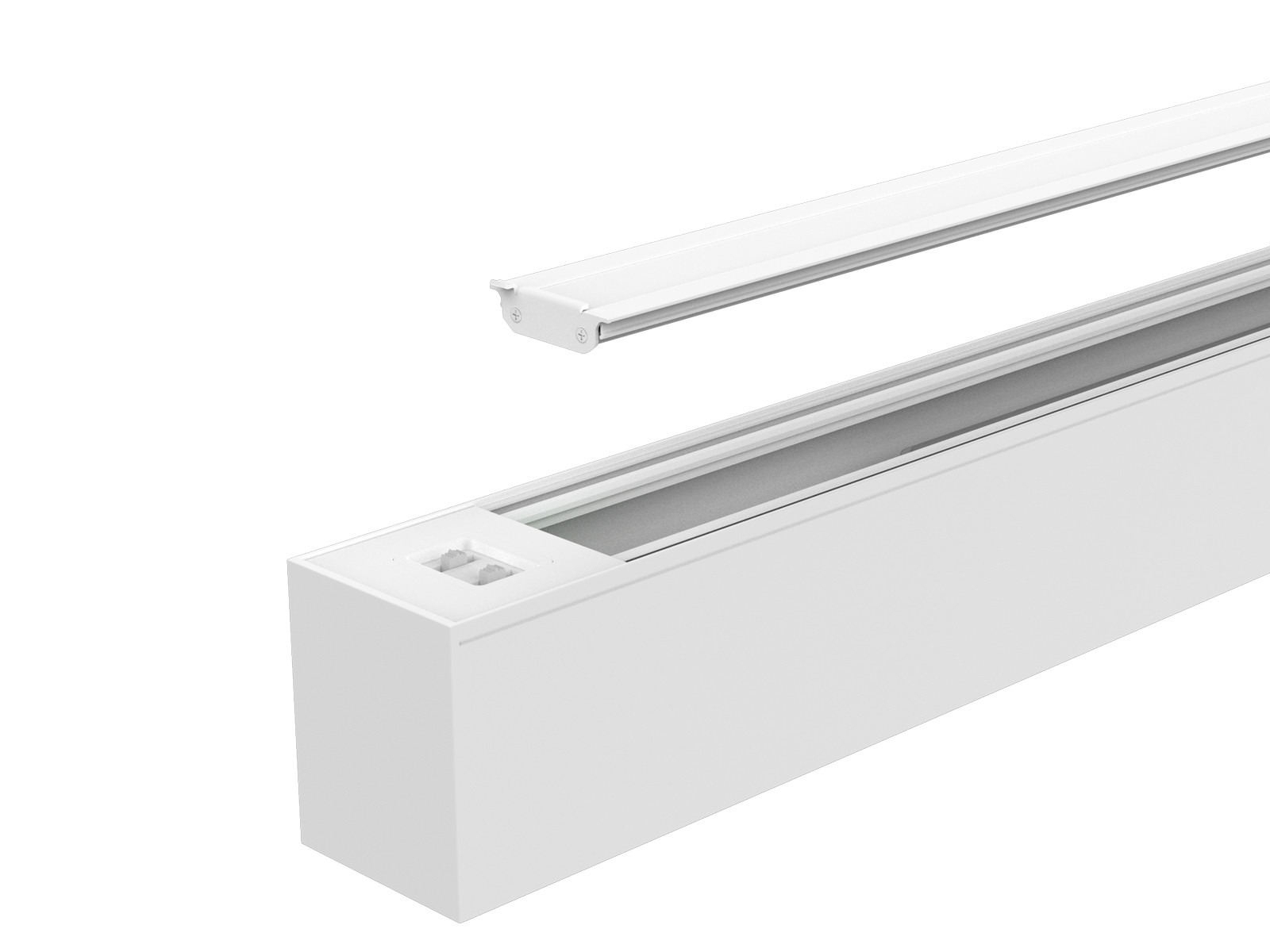 Uplight-modul for SQUARE G4/G5 120 cm. HVID