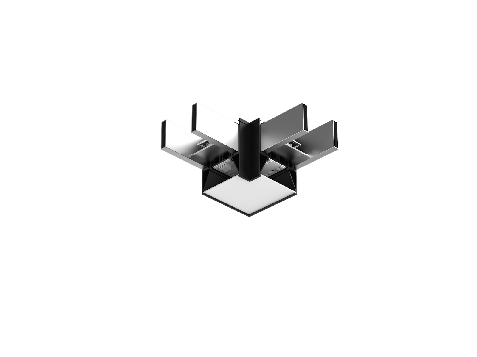 L-SHAPE connector kit SORT for SQUARE G5