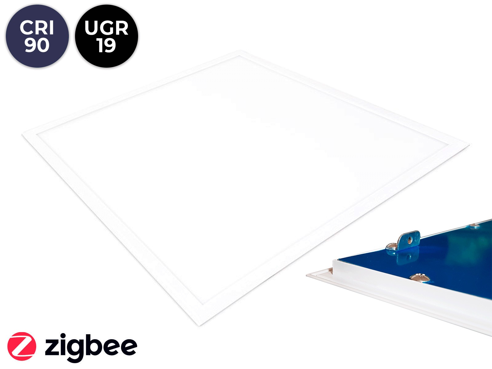 LED TC indbygn.panel 60x60 WW. m. ZIGBEE 3.0 driver