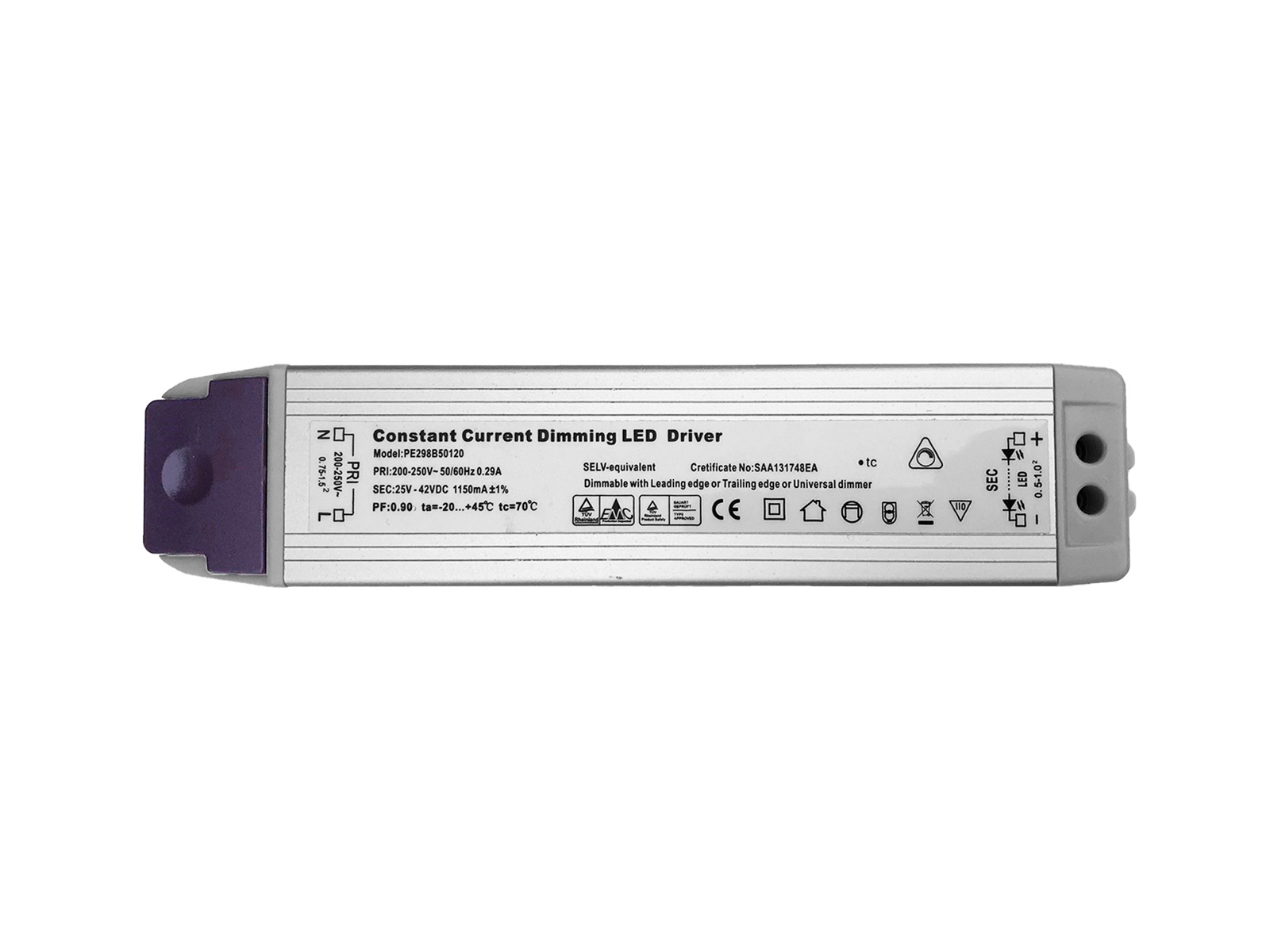 TRIAC driver 1150mA for 48W LED panel