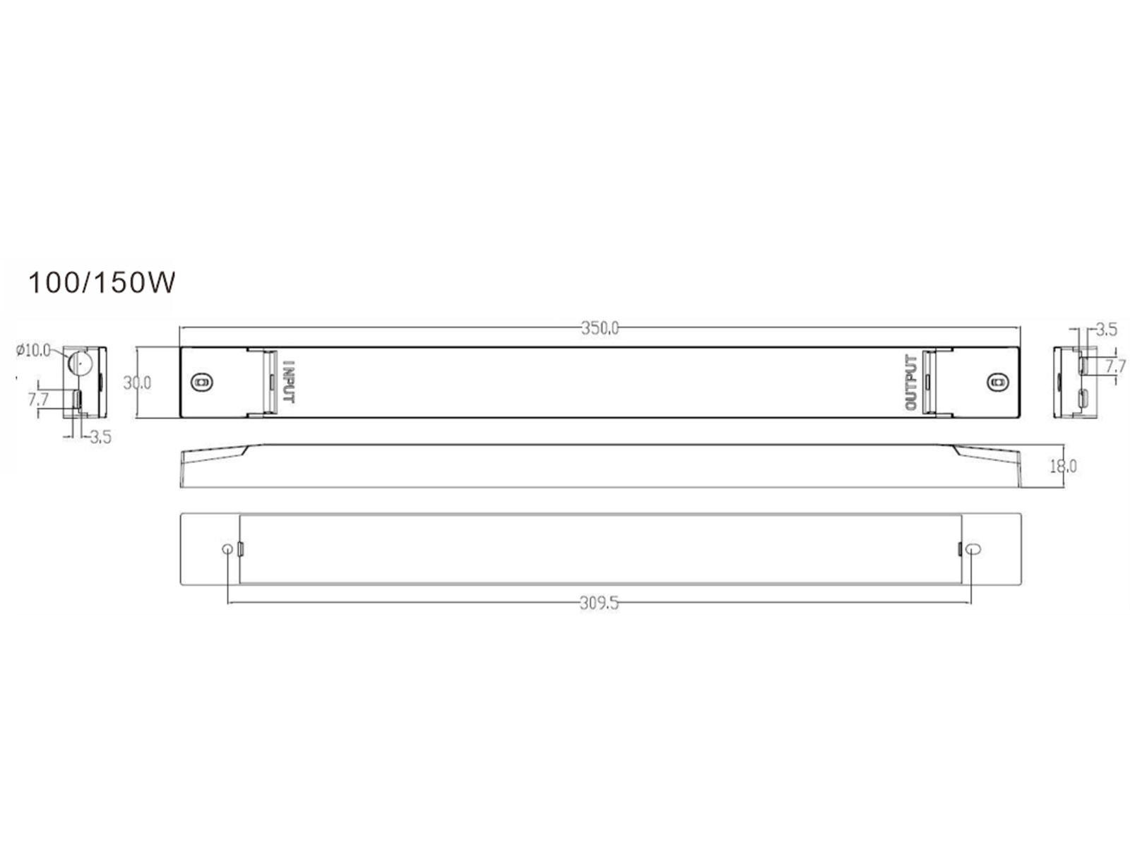 Hahga LED driver 48V DC. 100W