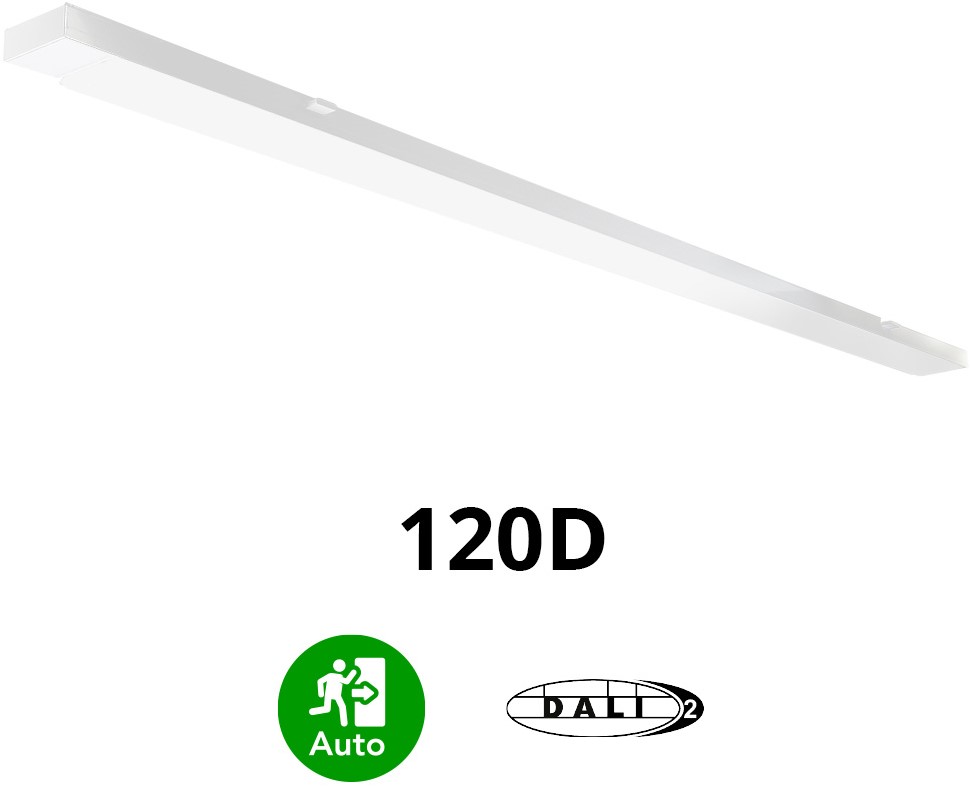 Pragmalux PRX Uniline LED-modul HO 1528mm 75-22W 12000-3500lm 6500K 120D opal DALI + nødmodul 1 time selvtest